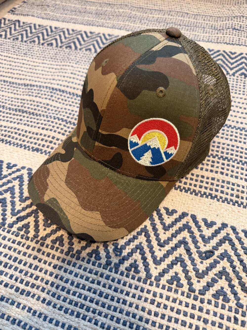 Colorado Camo Trucker Hat Mesh Snapback: Decky Brand